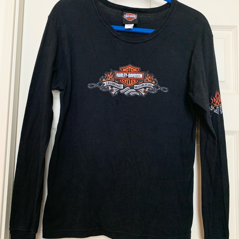 H-D long sleeve tee